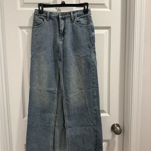 Edikted Light Blue Flare Jeans